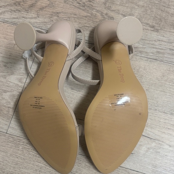 The drop Beige Strappy Heels - Picture 6 of 6